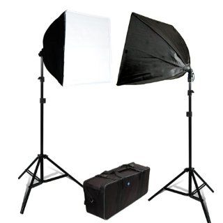 LimoStudio 800W PHOTOGRAPHY LIGHTING STAND WITH PHOTO LIGHT BULB AND REFLECTOR, SOFT BOX WITH CARRY CASE, AGG699  Photographic Lighting Soft Boxes  Camera & Photo
