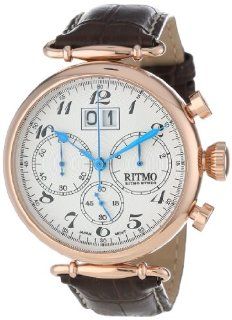 Ritmo Mundo Unisex 701/3 RG Corinthian Classic Quartz Chronograph Three Oversized Subdials Watch Watches