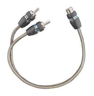 Tsunami RCA701 Y1 RCA 1 Female to 2 Male Y Connector Cable (6 Inch, Gray) (Discontinued by Manufacturer) Electronics