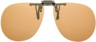Cocoons LF701A Amber Aviator Clip on Sunglasses Aviator Sunglasses Polarised Le Cocoons Clothing