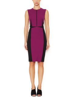 Cotton Contrast Sheath Dress by Narciso Rodriguez