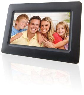 GPX, Inc. PF702B 7 Inch Digital Photo Frame with SD/MMC Memory Card Reader (Black)  Digital Picture Frames  Camera & Photo
