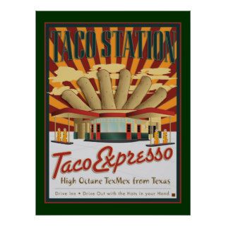 Taco Station Poster