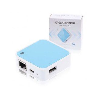 Genuine TP LINK TL WR703N 150M 11N Mini 3G/WiFi Wireless Router for Instant WiFi Connection (Blue) Computers & Accessories