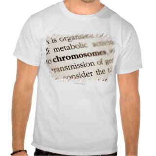 Chromosomes definition on page tee shirt