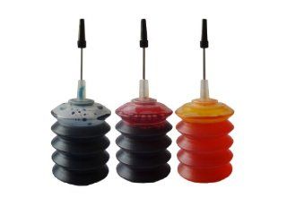 Color Ink Refill Kit for HP 60, 60 XL, 61, 61XL, 300, 300 XL, 703, 901, and 901 XL Ink Cartridges