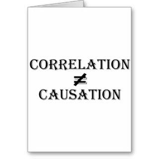 Correlation Does Not Equal Causation Cards