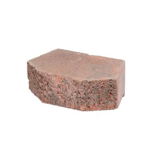 Fulton Red/Charcoal Basic Retaining Wall Block (Common 12 in x 4 in; Actual 11.5 in x 4 in)