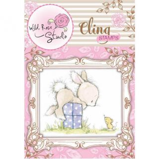 Wild Rose Studio Ltd. Cling Stamp   Bunny And Mouse