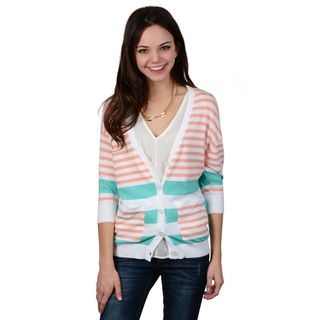 Hailey Jeans Co. Juniors Button up Striped Cardigan