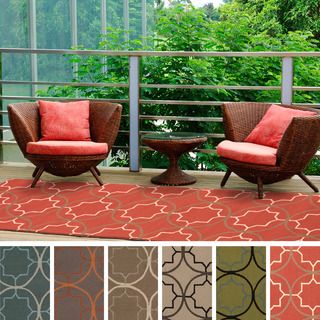 Hand hooked Dolly Contemporary Geometric Indoor/ Outdoor Area Rug (26 X 8)