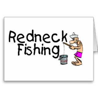 Redneck Fishing Greeting Card