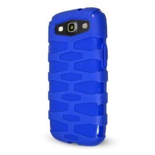 Technocel SAL710SSRPB Rugged Slider Skin for Samsung Galaxy S3   1 Pack   Carrying Case   Non Retail Packaging   Pebble Blue Cell Phones & Accessories