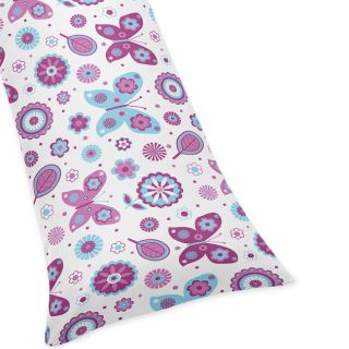 Sweet Jojo Designs Spring Garden Full Length Double Zippered Body Pillow Case Cover By Sweet Jojo Designs Blue Size Body Pillow