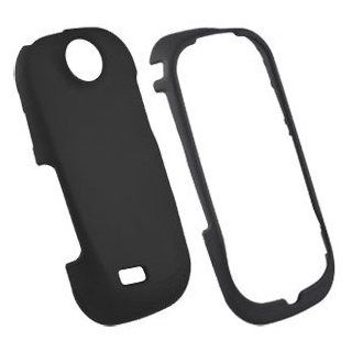 Samsung SCH R710 Suede Snap On Protective Cover, Black Cell Phones & Accessories