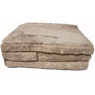 allen + roth Cassay Sand/Tan Ledgewall Retaining Wall Block (Common 12 in x 4 in; Actual 12 in x 4 in)