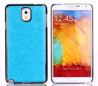 Katecase Blue Crazy Horse Pattern Hard Back Cover Case for Samsung Galaxy Note 3 N9000 Cell Phones & Accessories