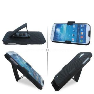 AceAbove Samsung Galaxy S4 Case Holster [Black] Protective Belt Clip with Stand for Samsung Galaxy S IV Cell Phones & Accessories