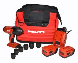 Hilti 03467648 SIW 18T A 1/2 Inch CPC Cordless High Torque Impact Wrench with 6 Impact Sockets, Fixed   Masonry Hand Trowels  