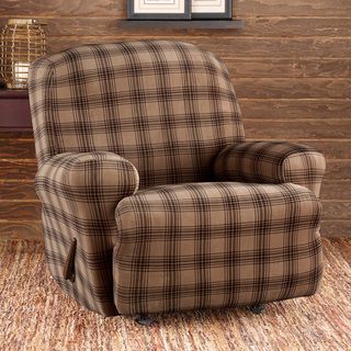 Sure Fit Stretch Belmont Chocolate Recliner Slipcover