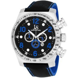 Joshua & Sons Men's JS714BU Chronograph Stainless Steel Blue Sport Strap Watch at  Men's Watch store.