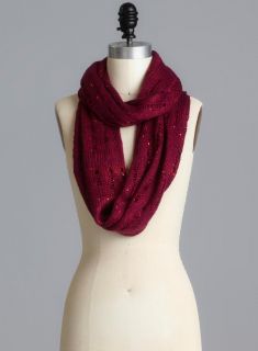 Bellissima Sequined Knit Loop Scarf