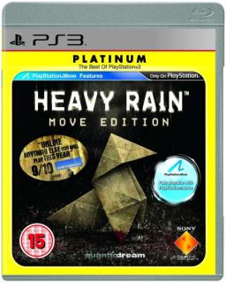 Sony               SonyHeavy Rain (Platinum Move Edition)      PS3