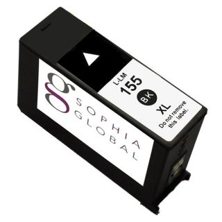Sophia Global Remanufactured Black Ink Cartridge Replacement For Lexmark 155xl