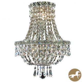 Christopher Knight Home Lavaux Royal Cut Crystal And Chrome 3 light Wall Sconce