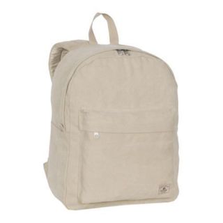 Everest Classic Laptop Canvas Backpack Khaki