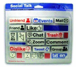 Social Media Magnets Health & Personal Care