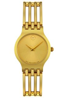 Movado 0604596  Watches,Womens Esperanza 18k Yellow Gold Plated Gold Tone Dial, Luxury Movado Quartz Watches