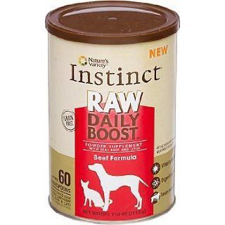 Nature's Variety Instinct Raw Daily Boost Powder Supplement, Beef Formula  Pet Supplements 