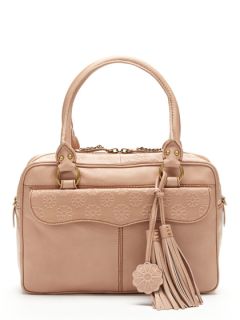 Spring Daisy Top Zip Satchel by Isabella Fiore