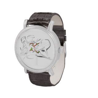 kush urban wear classy old style trademark logo d wristwatch