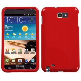 Asmyna SAMI717HPCSO060NP Premium Durable Protective Case for Samsung Galaxy Note i717   1 Pack   Retail Packaging   Flaming Red Cell Phones & Accessories