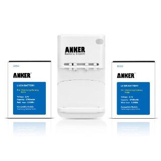 Anker 2 x 2700mAh Li ion Batteries for Samsung Galaxy Note Batteries for AT&T Samsung Galaxy Note Samsung SGH I717, International Galaxy Note Models, Without NFC/Google Wallet + Free Anker Multi purpose USB Travel Charger Cell Phones & Accessorie