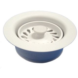 Disposal Flange and Stopper Matte White Ukinox Sink Accessories