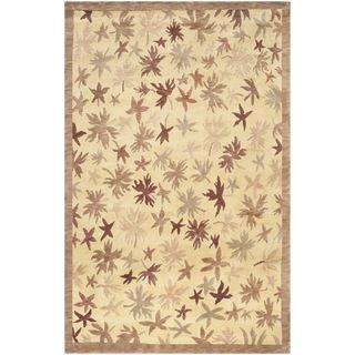 Safavieh Tibetan Multicolored Hand knotted Contemporary Wool Rug (4 X 6)