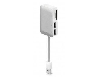 iLuv Card Reader with USB Hub (iCB718WHT)   Retail Packaging Computers & Accessories