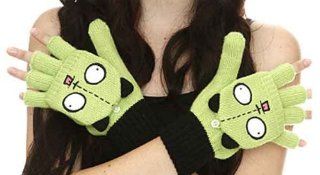 Invader Zim Gir Face Convertible Knit Fingerless Gloves Toys & Games