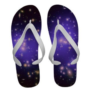 Galaxy Print Stars Ultra Violet Starry Deep Space Sandals