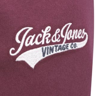 Jack & Jones Vintage Mens Access Cuffed Sweat Pants   Burgundy      Clothing