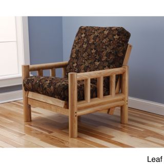 Kodiak Furniture Aspen Lodge Natural Futon Chair And Mattress Set Multi Size Chair