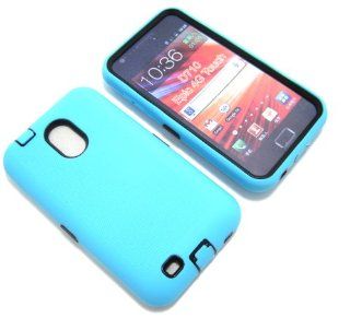 Cell Nerds Dual Protection Case Cover, Baby Blue and Black Inner Plastic, for The Samsung Galaxy S2 from Sprint, Virgin Mobile (SPH D710), US Cellular (SCH R760) & Boost Mobile   Cell Nerds Packaging Cell Phones & Accessories