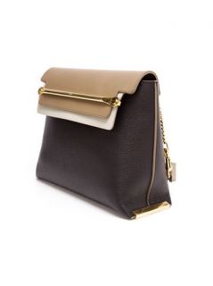 Chloé Clare Contrasting Leather Handbag