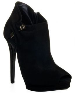 Le Silla Suede Shoe boots With Chrome Pin