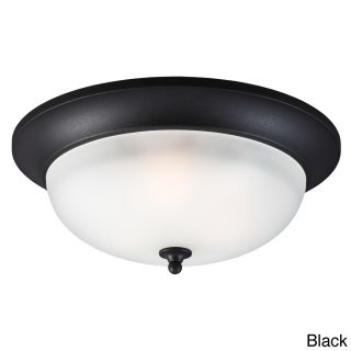 Humboldt Park 3 light Outdoor Ceiling Flush Mount With Satin Etched Glass