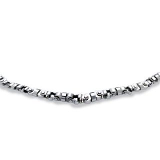 Black & Blue Jewelry Co. Mens Stainless Steel Fashion Necklace   22