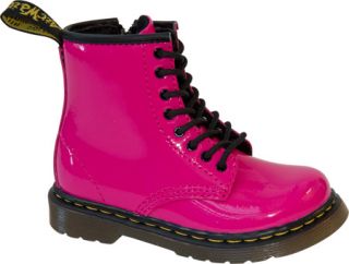 Dr. Martens Brooklee Lace Boot   Hot Pink Patent Lamper